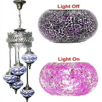 Мозаечни лампи, турска лампа, марокански лампи, полилеи, висулки, висящи лампи, бохемски стил с глобуси