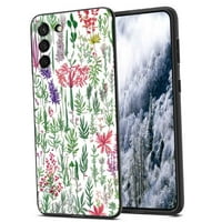 Растения- Калъф за телефони за Samsung Galaxy S23+ плюс за женски мъжки подаръци, мек силиконов стил Шокаустойчив- Растения- Калъф