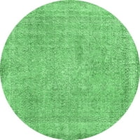 Ahgly Company Indoor Round Персийски изумруден зелени традиционни килими, 8 'кръг