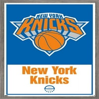 New York Knicks - Плакат за стена на лого, 14.725 22.375
