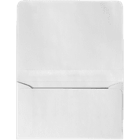 Луксозна Хартия 2-Начин Пликове За Парични Преводи, 1 2, Ярко Бяло, Пакет 50