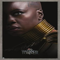 Marvel Black Panther: Wakanda Forever - Okoye One Leets Wall Poster, 14.725 22.375 рамки