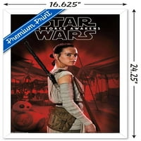 Междузвездни войни: The Force Awakens - Poster на REY Staff Wall Poster, 14.725 22.375