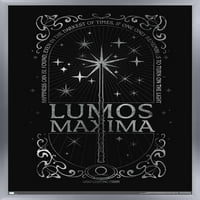 Светът на Wizarding: Harry Potter - Lumos Maxima Wall Poster, 14.725 22.375 рамки