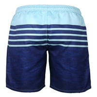 Glookwis мъже средни талии мини панталони за свободно време плаж къси панталони ежедневни дъна на теглене еластична талия цветен