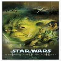 Star Wars: Saga - Blu Ray Prequels Poster Sall, 22.375 34