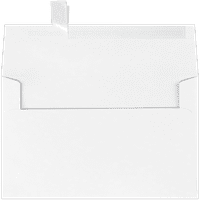 Luxpaper A покана пликове, 1 4, блестящо бяло, 500 пакет