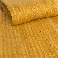Агро по -богата жълта багрила правоъгълна юта килими за живот, килим за кухня на открито и на закрито