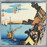 Плакат за стена на Kanagawa, 22.375 34