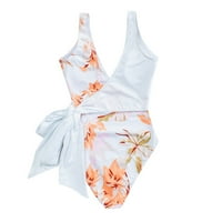 Yubnlvae Swimsuit Solid Fold Women Color Swimsuit Women's Bikini Striped Strap Floral Bwickwear