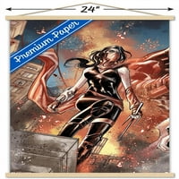 Marvel Comics - Elektra - Покритие Стенна плакат с дървена магнитна рамка, 22.375 34