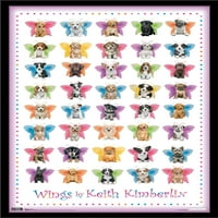 Кийт Кимбърлин - Кученца с пеперуди крила Стенски плакат, 22.375 34