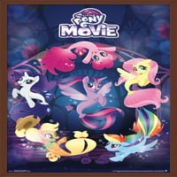 Hasbro My Little Pony Movie - Плакат за подводна стена, 22.375 34