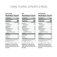 Аморети - пакет с флорални сиропи