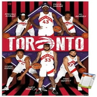 Торонто Раптърс-Плакат На Стената На Отбора, 22.375 34
