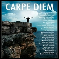 Carpe Diem - Плакат за ламиниран и рамкиране на азбука