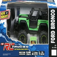 Нови ярки РК камиони 1: Радио контрол Форд Бронко-зелен