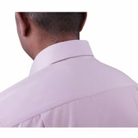 Мъжки ризи рокля конвертируеми Дълъг ръкав редовен размер Ботон надолу яка твърди цветове с Безплатни Копчета за Ръкавели