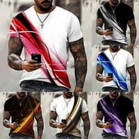 Fule 3d отпечатани вихрови печат мъжки женски ежедневни тениски с къс ръкав смешни върхове на тройници