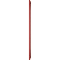 Екена Милуърк 15 в 44 з вярно Фит ПВЦ хоризонтална ламела рамкирани модерен стил фиксирани монтажни щори, огън червено