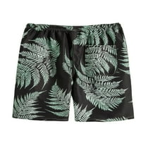 Lumento Men Classic Fit Holiday Mini панталони за свободното време еластична талия дъна салон за теглене на плажове