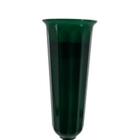 Опори изкуствен контейнер на гробище ваза в зелен цвят за изкуствени цветя