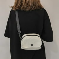Виадха жени платно чанта за пратеник рамо модна малка квадратна чанта