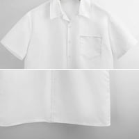 Череп на елени и страст цвете мъжки разхлабена риза Небрежно бутон с къс ръкав 3D отпечатани топ блузи