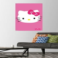 Hello Kitty - Плакат за стена за лице с pushpins, 22.375 34