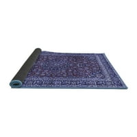 Ahgly Company Indoor Rectangle Persian Blue Traditional Area Rugs, 3 '5'