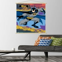 Comics TV - Batman - Стенният плакат на Батман с дървена магнитна рамка, 22.375 34