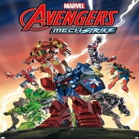 Marvel Avengers: Mechstrike - Групов плакат за стена, 22.375 34
