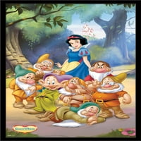 Disney Snow White и седемте джуджета - групов стенен плакат, 22.375 34