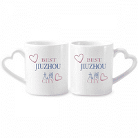 Среден Китай Jiuzhou икона двойка порцеланов комплект CERAC LOVER CUP HARNER