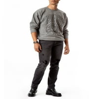 Мъжки винтидж Пуловер За Мъже бира, размери с-2КСЛ
