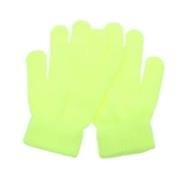 Плетени ръкавици от ръкавици на външни ръкавици зимни флуоресцентни ръкавици универсални топли ръкавици