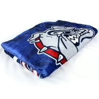 Колежът покрива Gonzaga Bulldogs сублимирано меко одеяло за хвърляне, 30 40