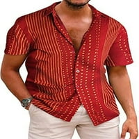 Voguele Mens летни ризи Лапета върхове с къс ръкав тениска ежедневно носете блуза единична тениска style-b l