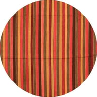 Ahgly Company Indoor Rectangle Southwestern Orange Country Country Rugs, 7 '10'