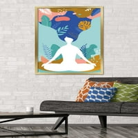 Плакат за стена за медитация и внимателност, 22.375 34