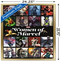 Marvel - Жени на Marvel - Плакат за стена на мрежата, 22.375 34