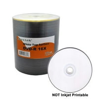 Макстек Премиум клас бяла повърхност ДВД-р ДВДР празен диск, 4.7 ГБ, 120мин. Опаковка