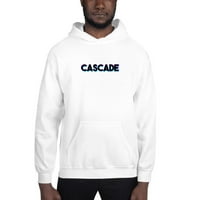 Неопределени подаръци XL Tri Color Cascade Hoodie Pullover Sweatshirt
