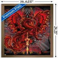 Рут Томпсън - Плакат за стена на кръвообливане на Dragonblade, 14.725 22.375
