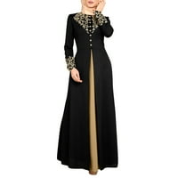 Женска дантела с дълги ръкави за жени за жени Дубай арабска рокля на робата