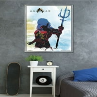 Филм на комикси - Aquaman - Arthur Silhouette Wall Poster, 22.375 34