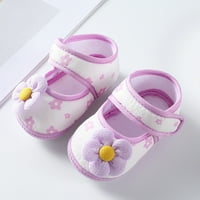 Бебе момичета меки деца обувки за малко дете обувки цветни цветя принцесни обувки сандали плоски пешеходци обувки