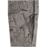 Екена мелница 6 Н 6 Д 72 с ръчно дялан Фау Камина Камина комплект с Ашфорд Корбели, полиран Бор