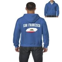 Нормално е скучно - Мъжки суичър Пълнозземния пуловер, до мъже с размер 5XL - Сан Франциско