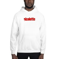 Неопределени подаръци XL Nicolette Cali Style Hoodie Pullover Sweatshirt